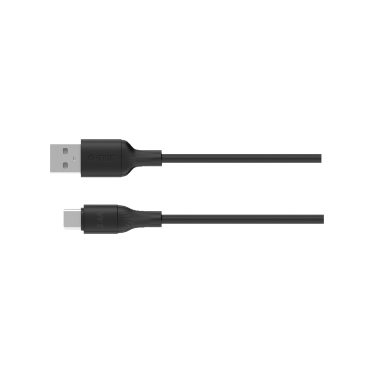 Paquete de 3 Cables PB101 G-Tide de Carga Rapida de 2.4 A Resistentes USB-C Color Negro